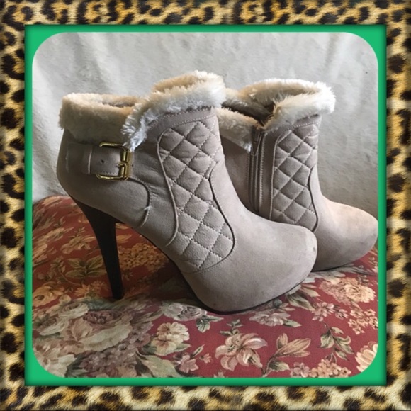 Madden Girl Shoes - Fabulous Faux Fur trimmed Ankle Boots
